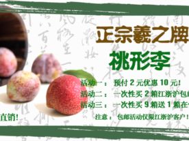 正宗桃形李